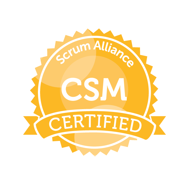 Logo Certified Scrum Master by Scrum Alliance